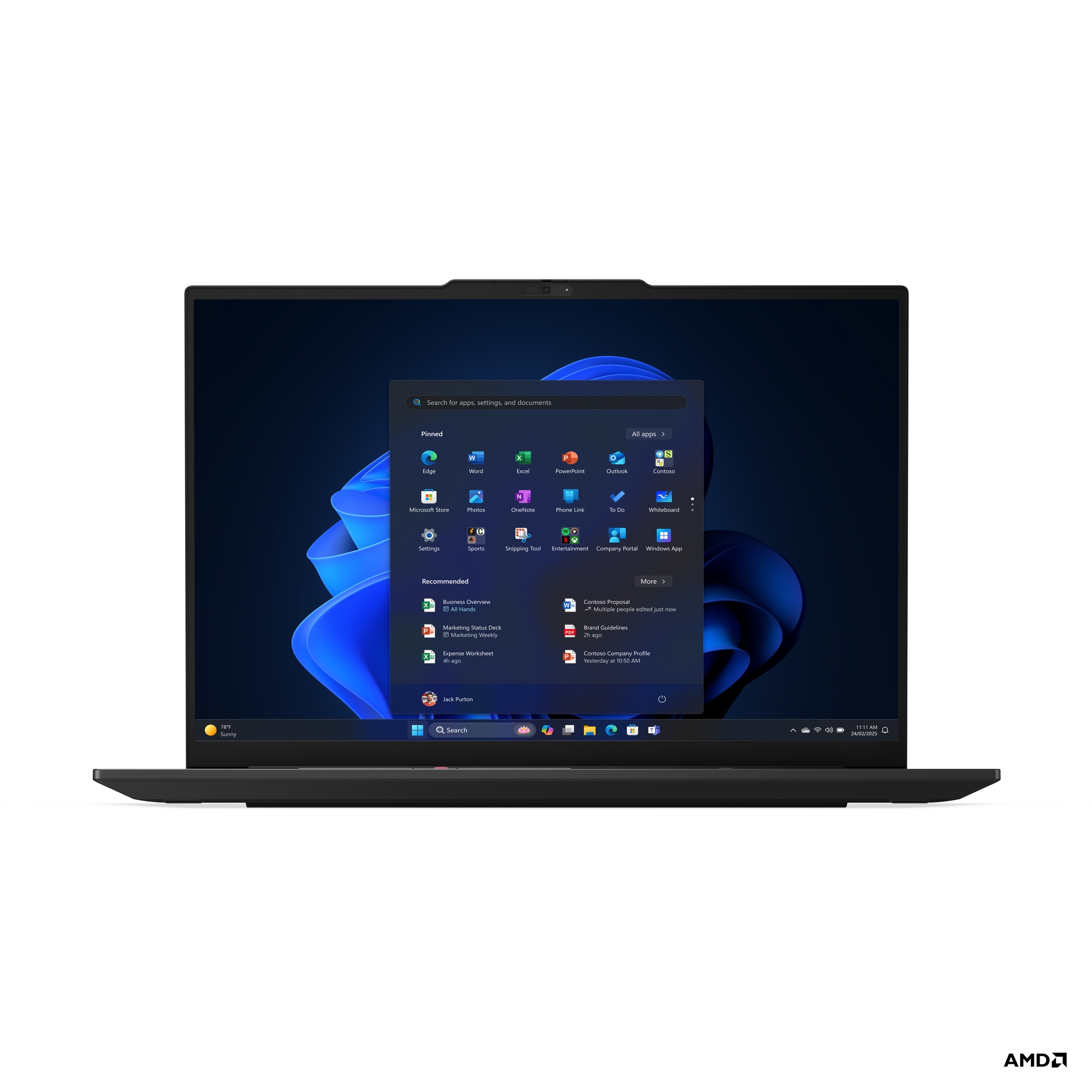 ThinkPad E16 front view