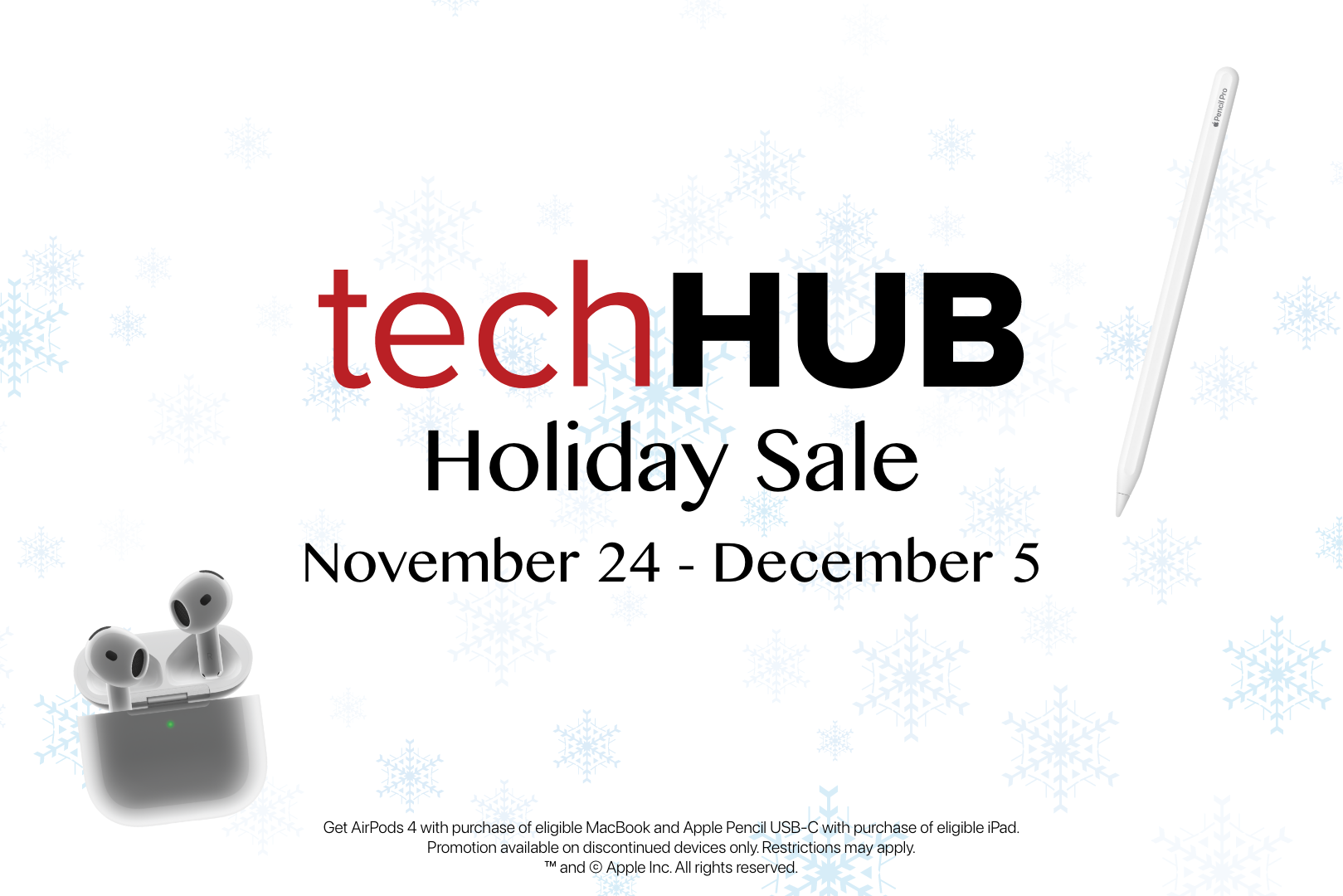 Holiday sale: November 24 - December 5