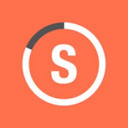 S in a circle on a orange background for Streaks logo