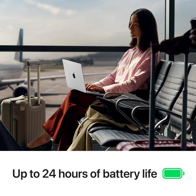 Up to 24 hours of battery life.