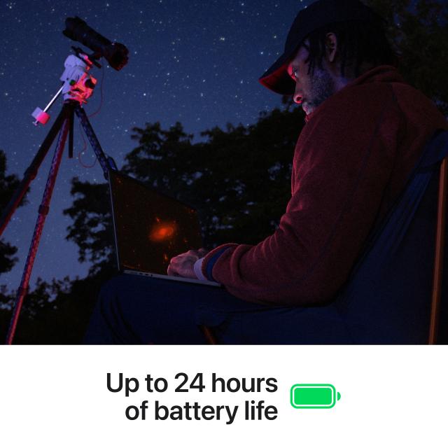 Up to 24 hours of battery life