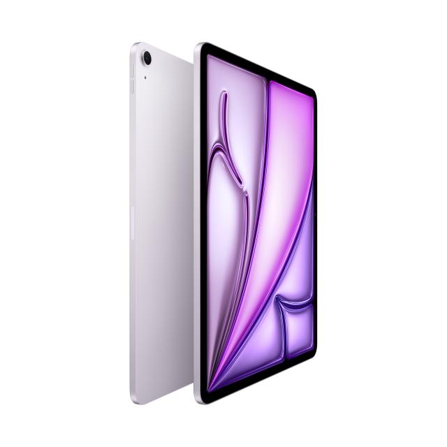 Angled view of purple iPad Air
