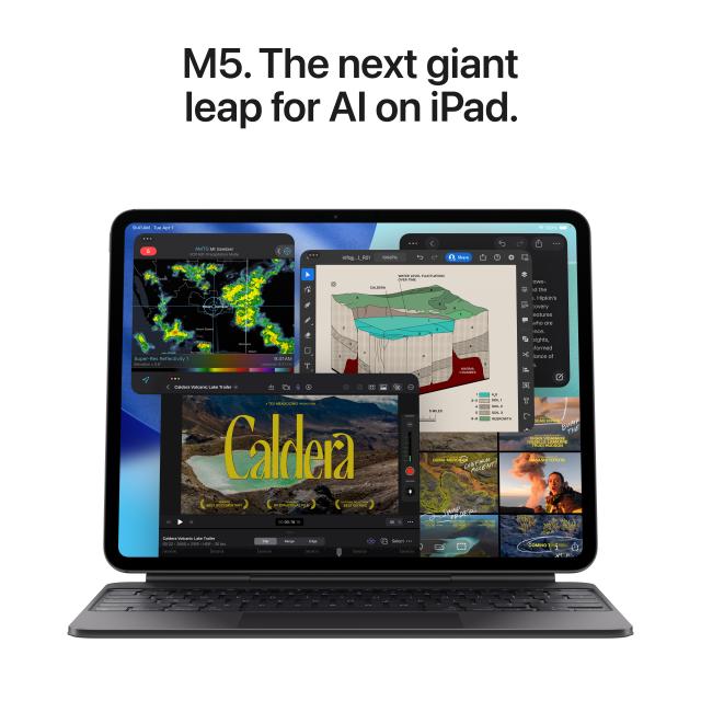 M5. The next giant leap for AI on iPad.
