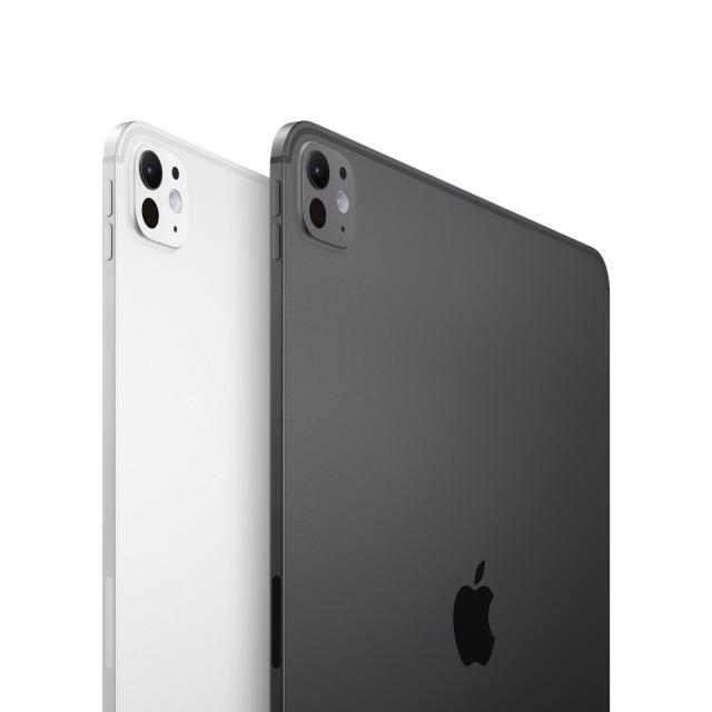 Angled view of the back of 2 colors of iPad Pro