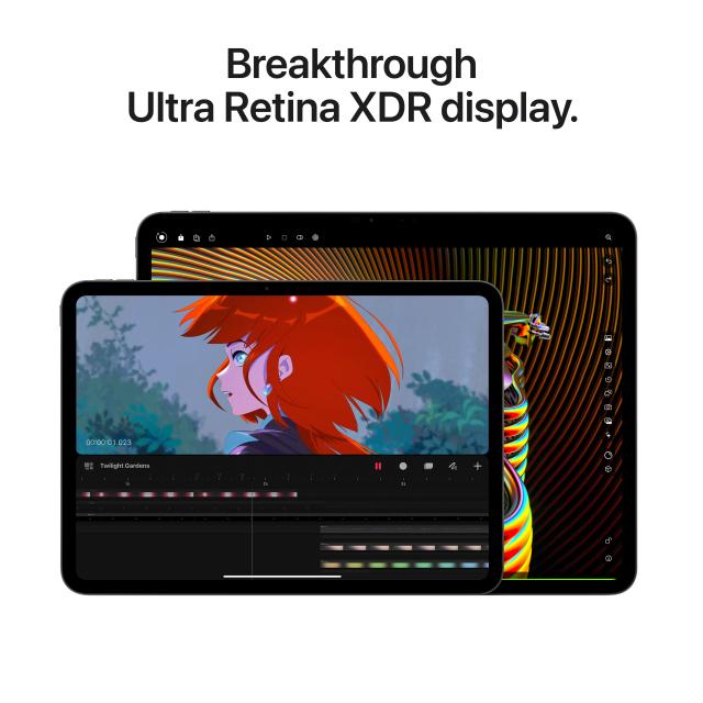 Showing off Ultra Retina XDR display on iPad Pro