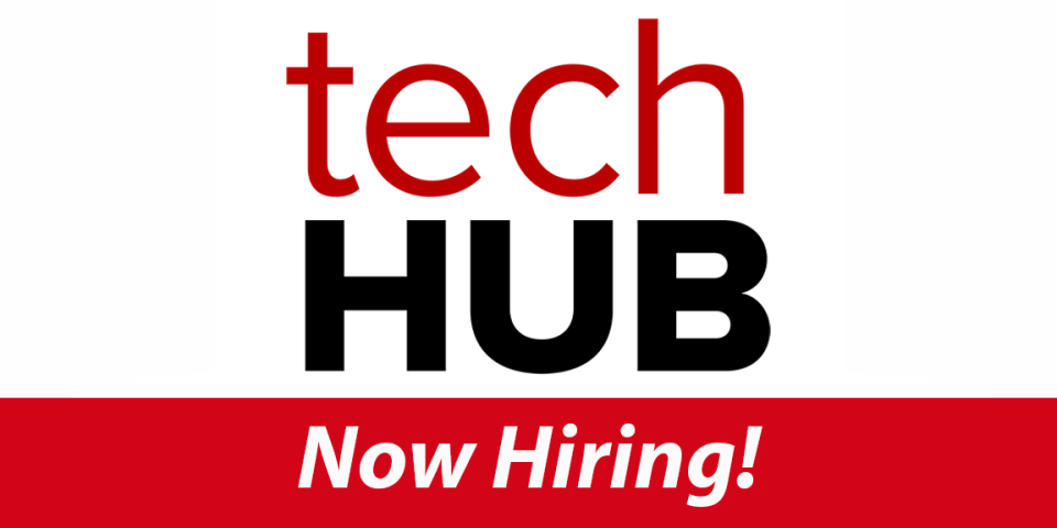 Tech Hub Now Hiring Graphic